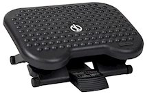 FOOT REST, ERGONOMIC, TILT ADJUSTABLE, MIND READER, BLACK THUMBNAIL